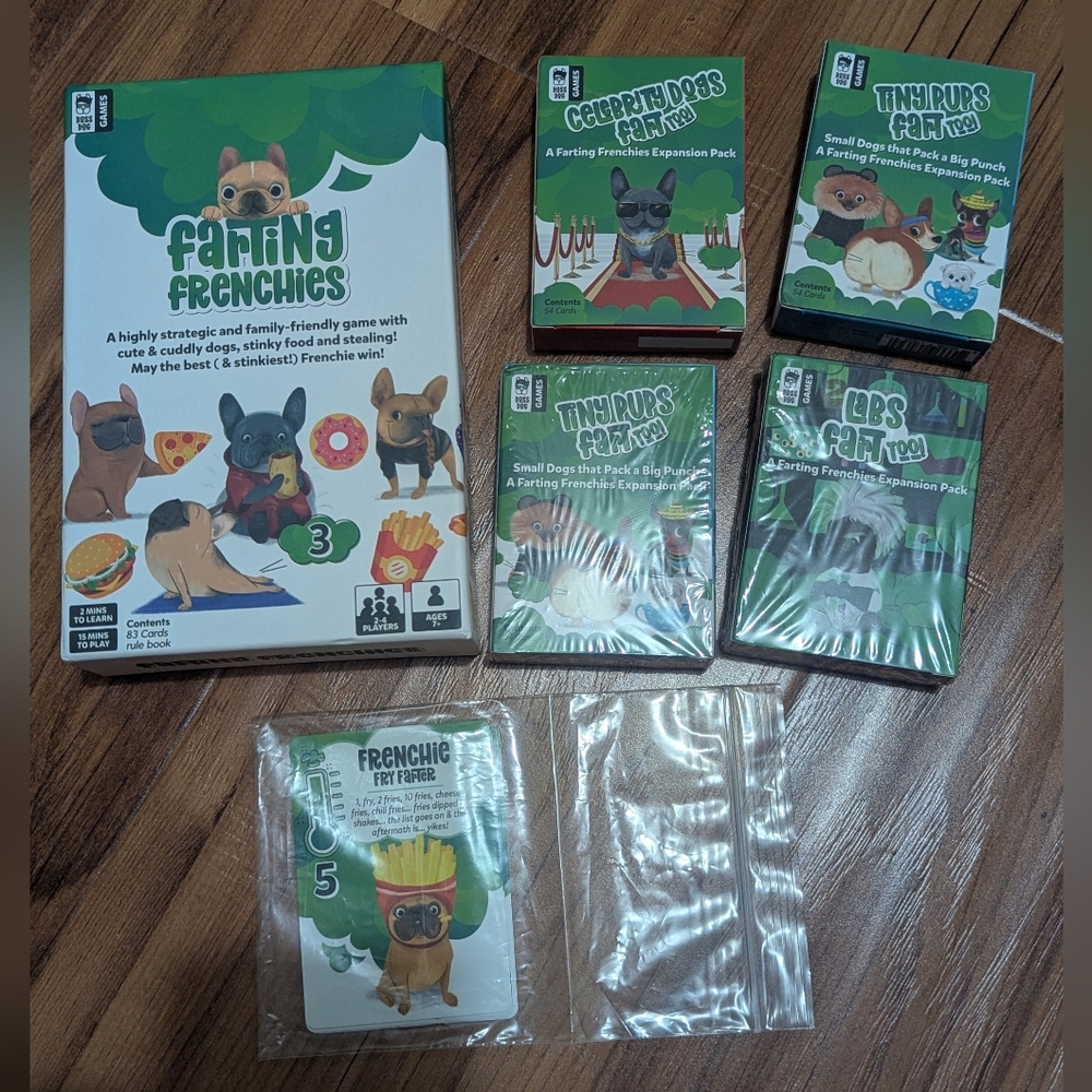 Farting Frenchies Card Game Set